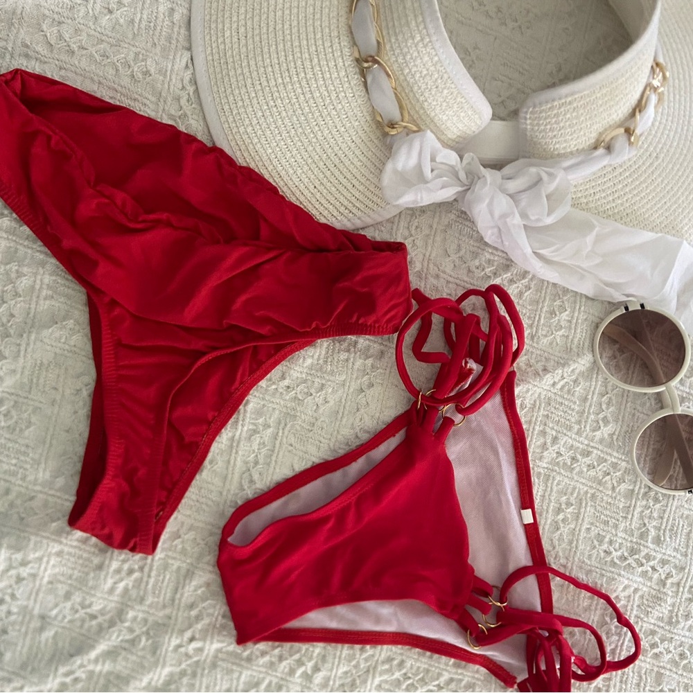 Red Bikini Bottoms